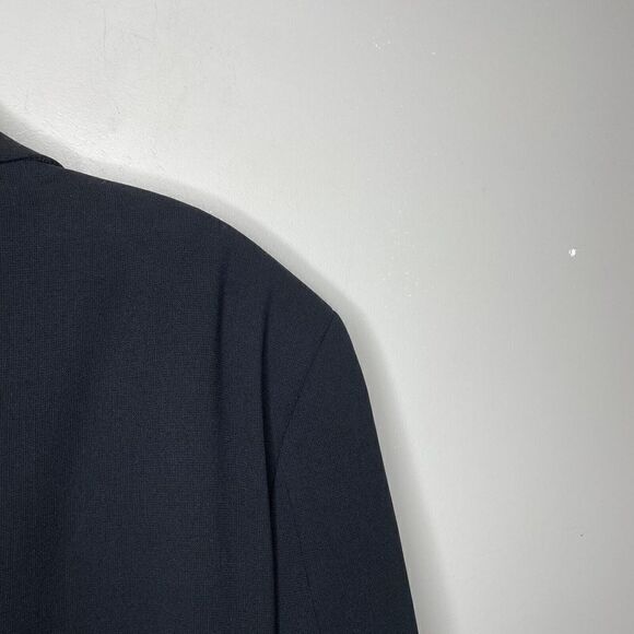 HUGO BOSS Mens Suit Jacket 3-Button Blazer 42R Virgin Wool-Spandex Black Fellini - Picture 8 of 10